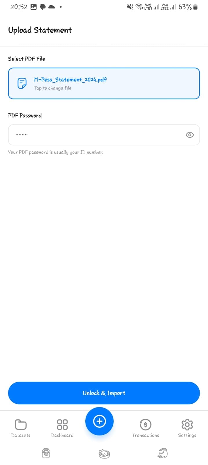 Mtrack – Personal Finance & Mpesa Insights App screenshot 5