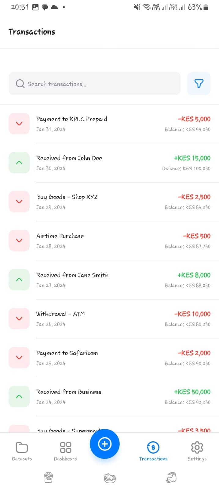 Mtrack – Personal Finance & Mpesa Insights App screenshot 4