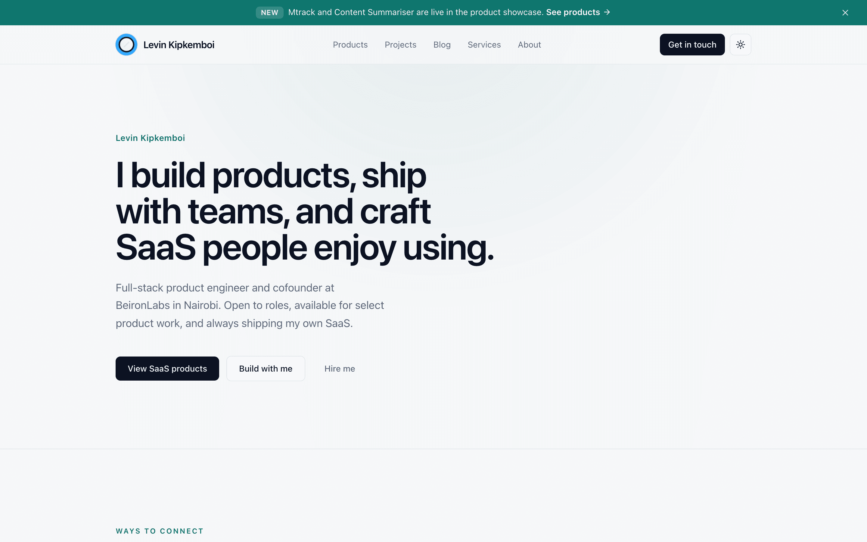 Portfolio & Engineering Showcase preview