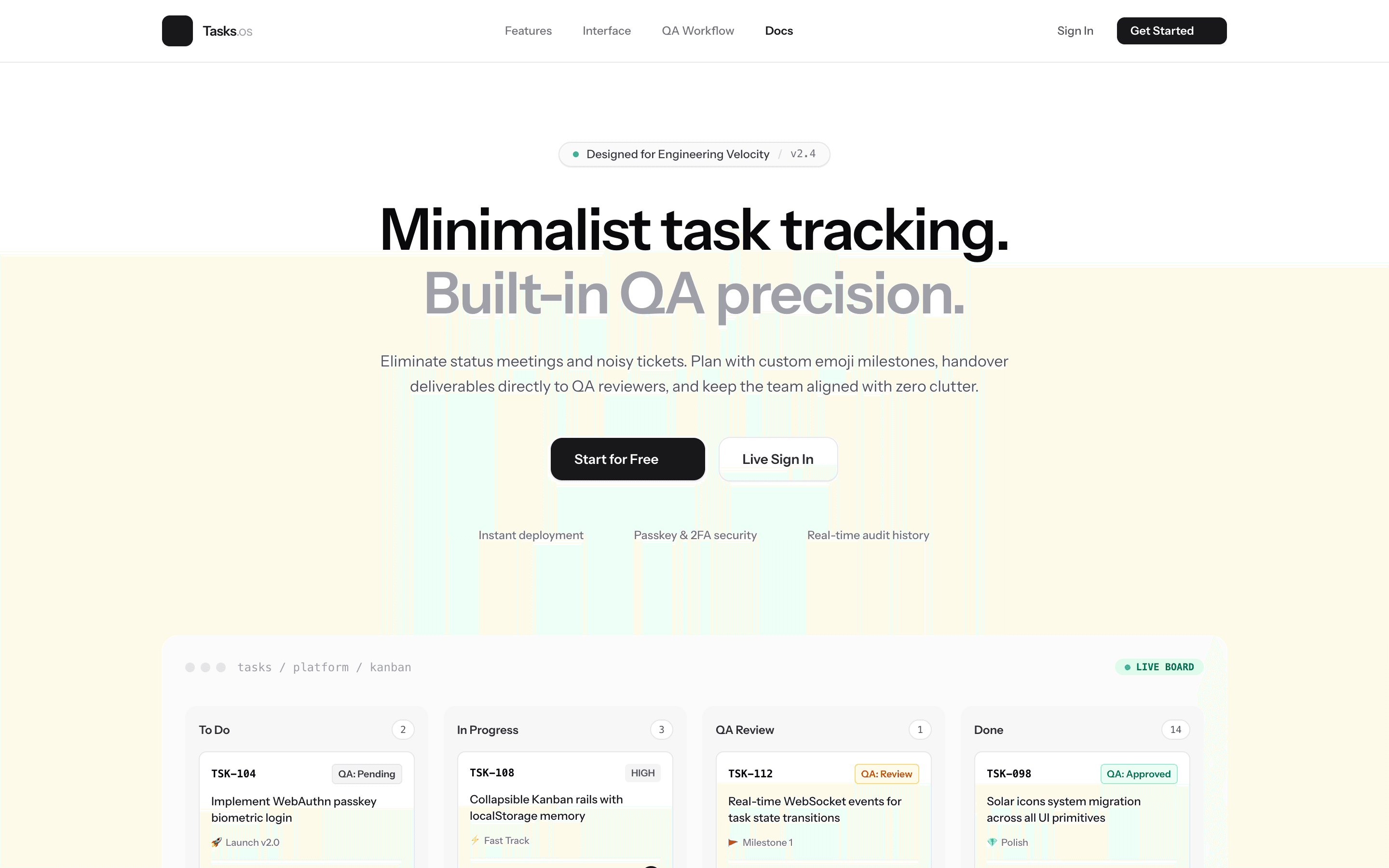 Tasks.os - Task & QA Delivery Platform screenshot 5